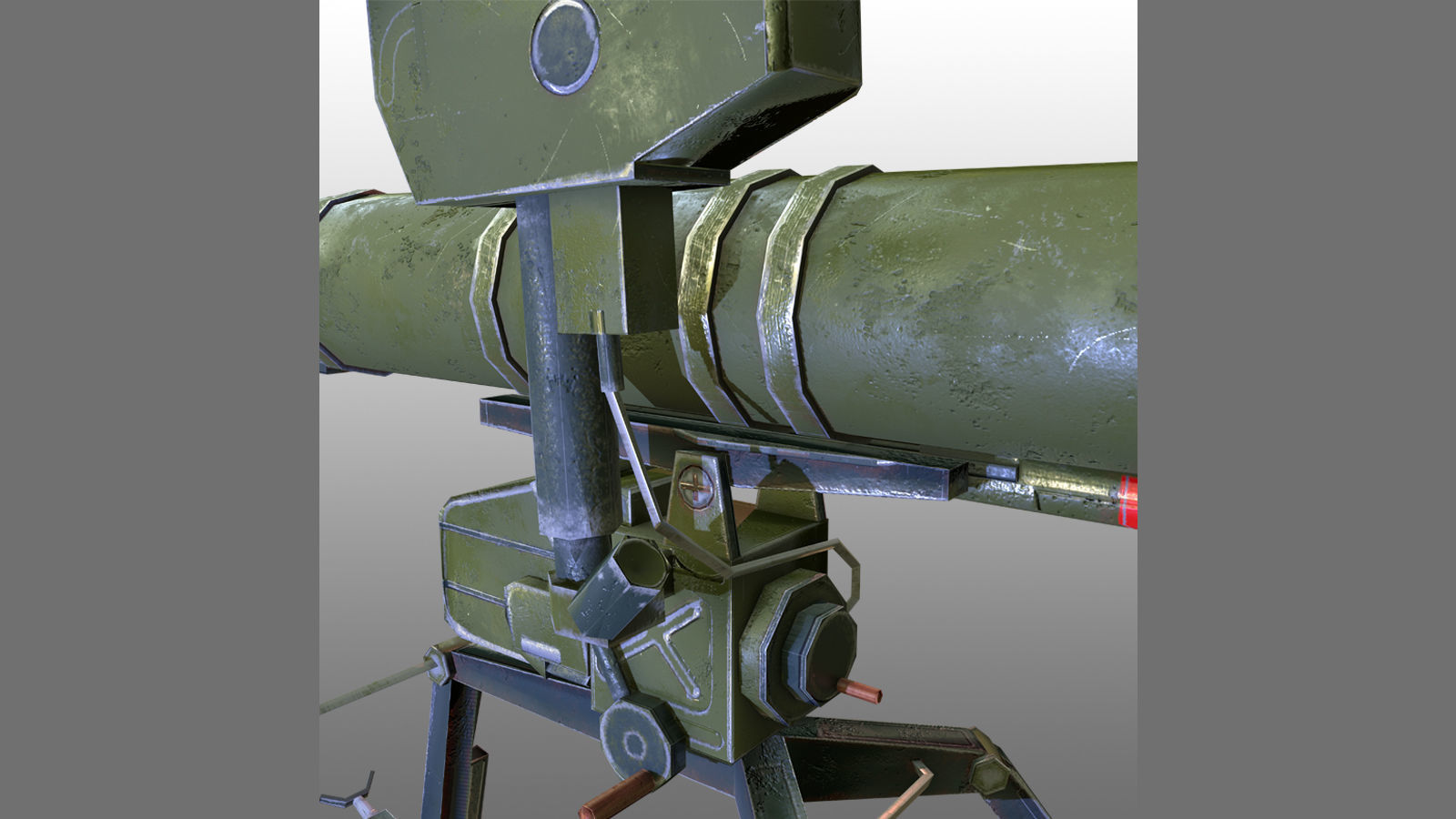 Fagot  AT-4 Spigot Low-poly 3D model_6