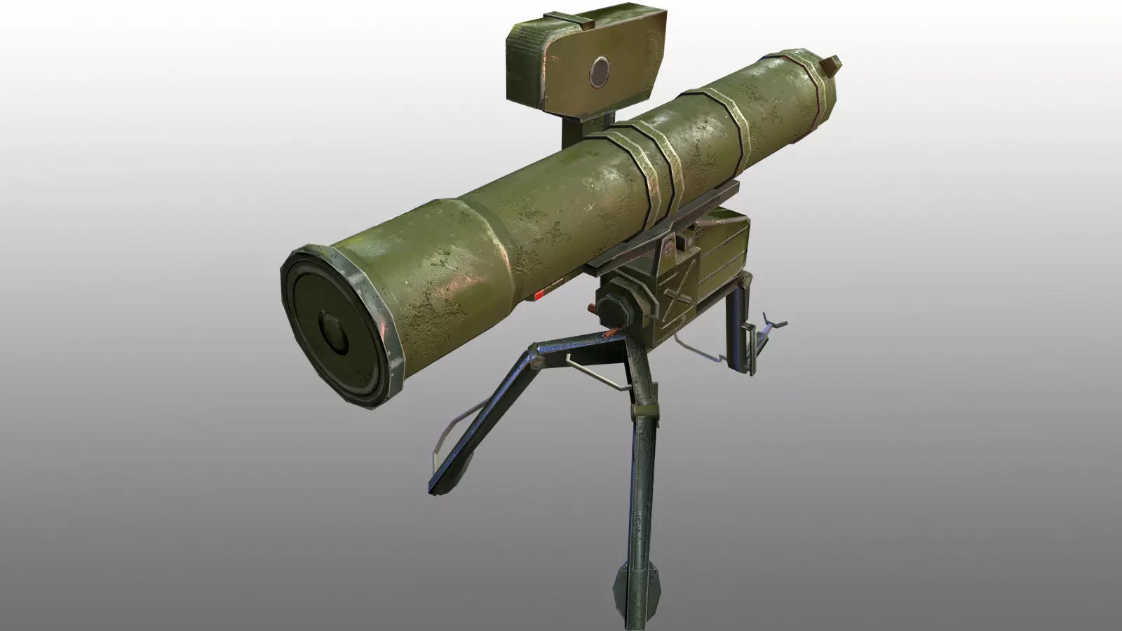 Fagot  AT-4 Spigot Low-poly 3D model_0