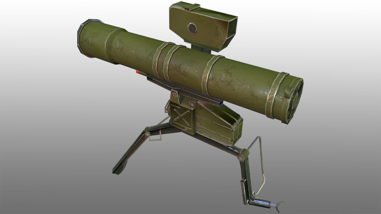 Fagot  AT-4 Spigot Low-poly 3D model_2