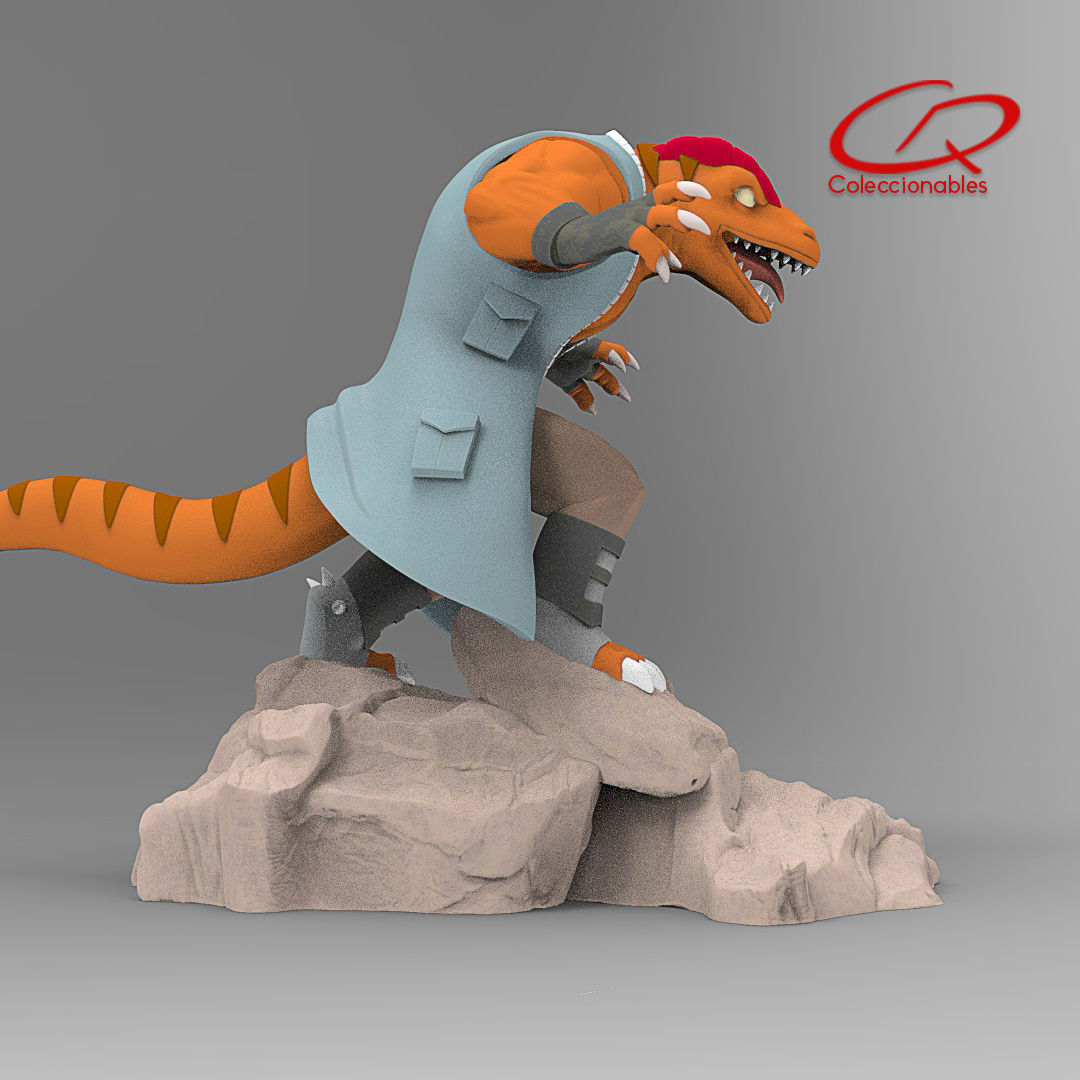 Ridge - Extreme Dinosaurs 3D print model_9