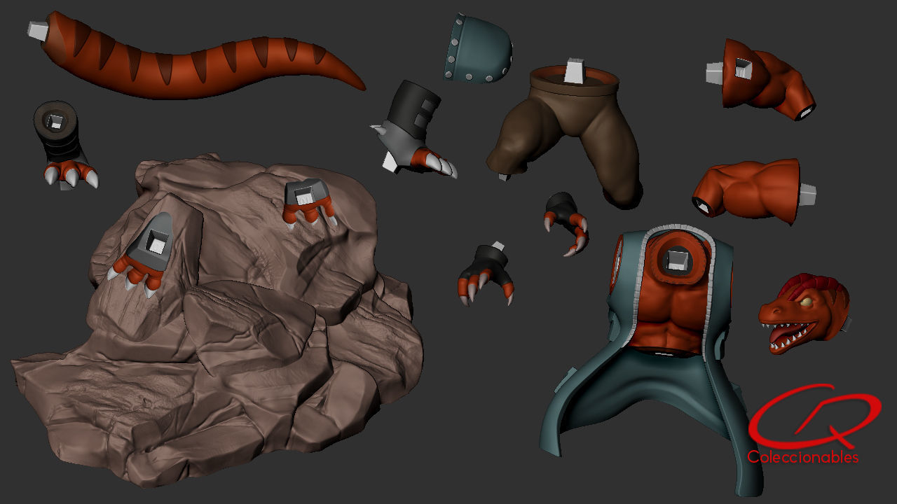 Ridge - Extreme Dinosaurs 3D print model_16