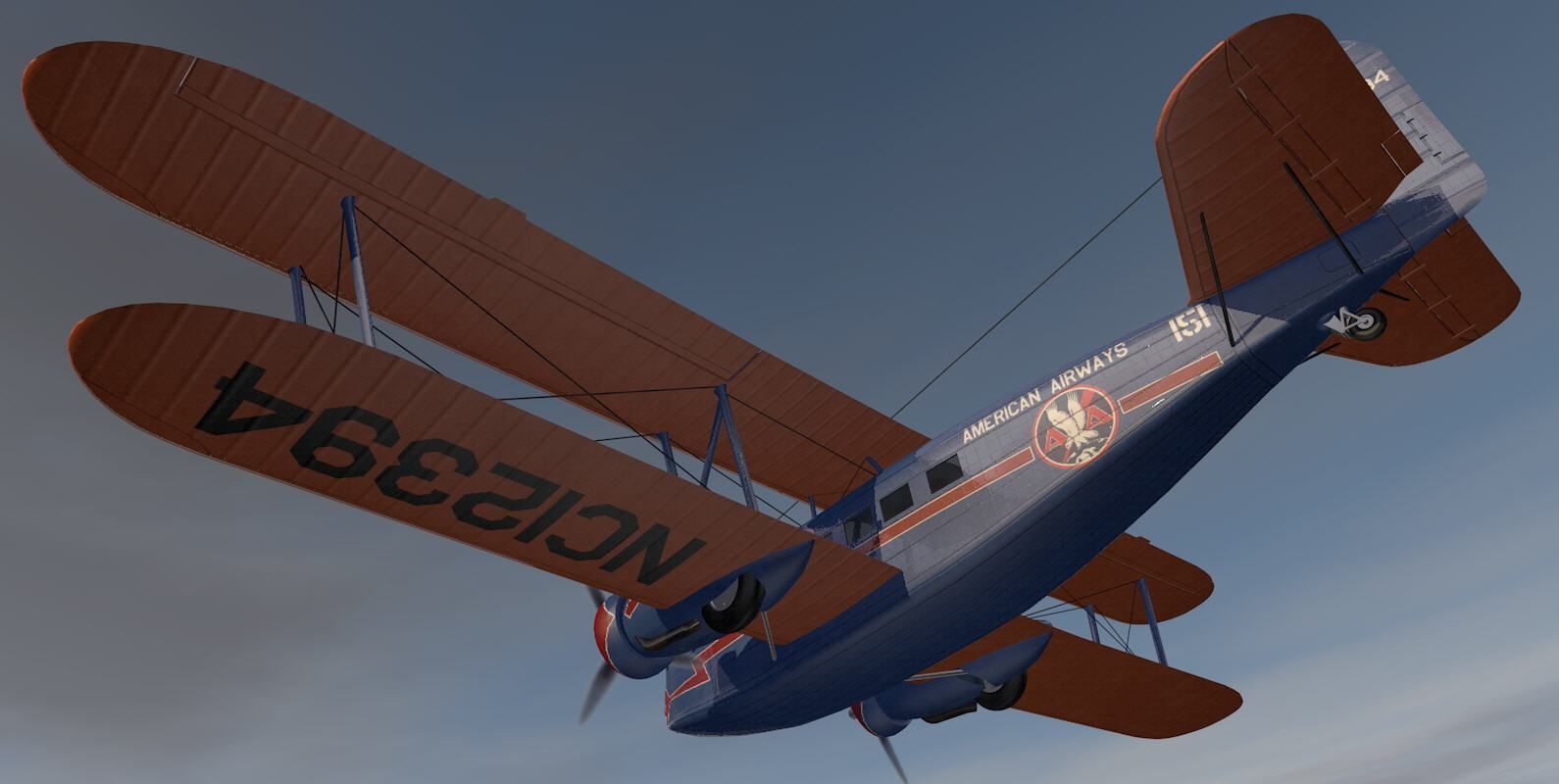 Curtiss T-32 Condor II 3D model_12