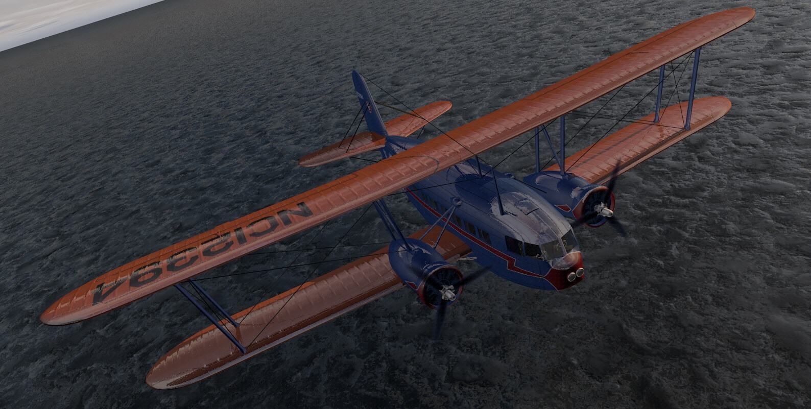 Curtiss T-32 Condor II 3D model_8