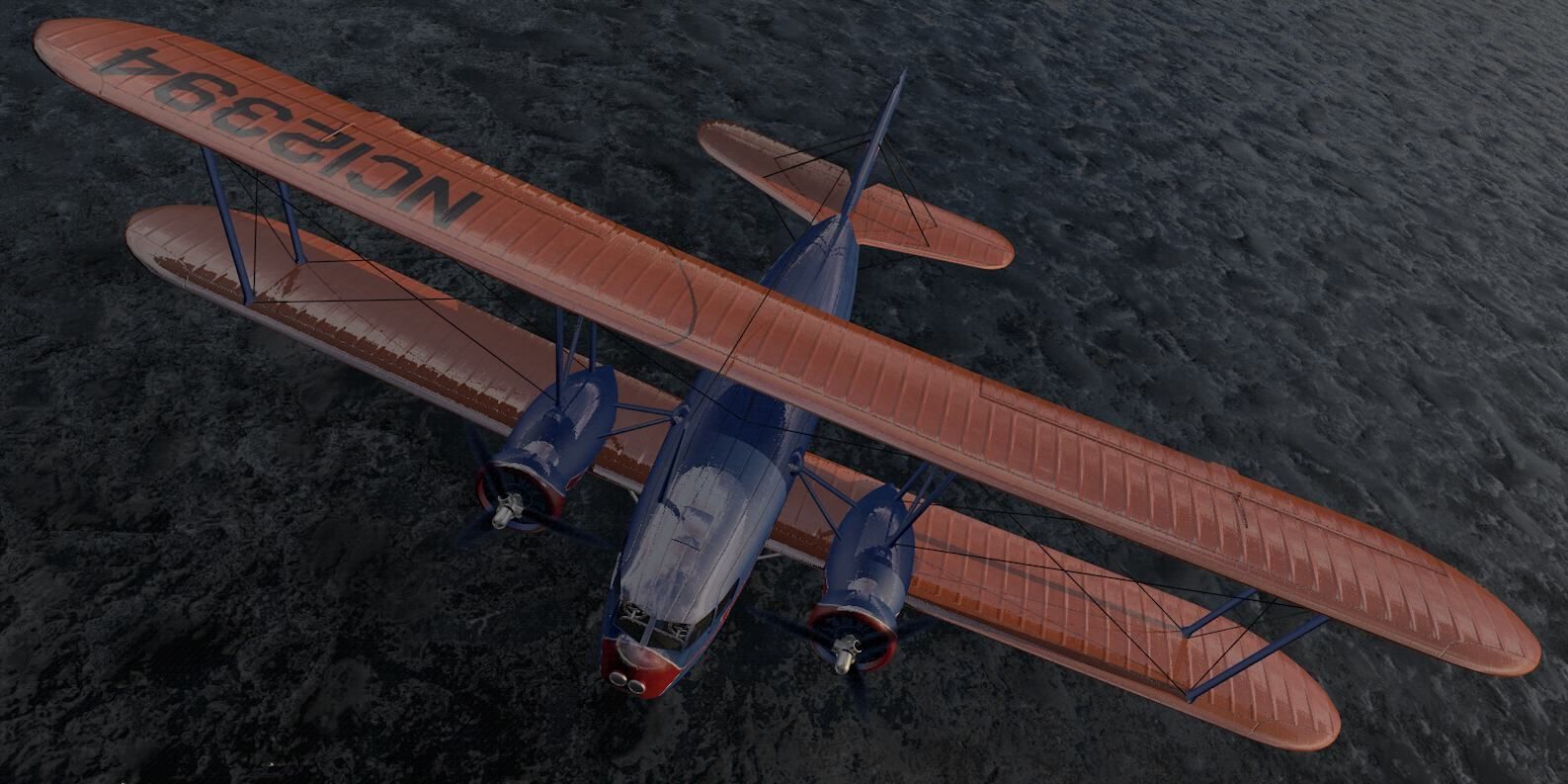 Curtiss T-32 Condor II 3D model_10