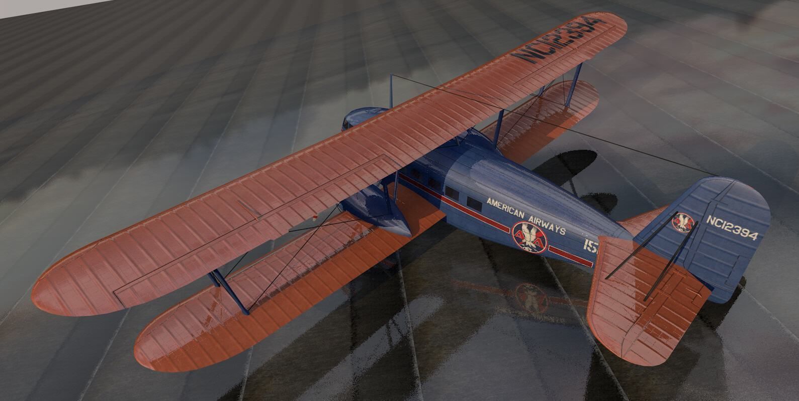 Curtiss T-32 Condor II 3D model_1