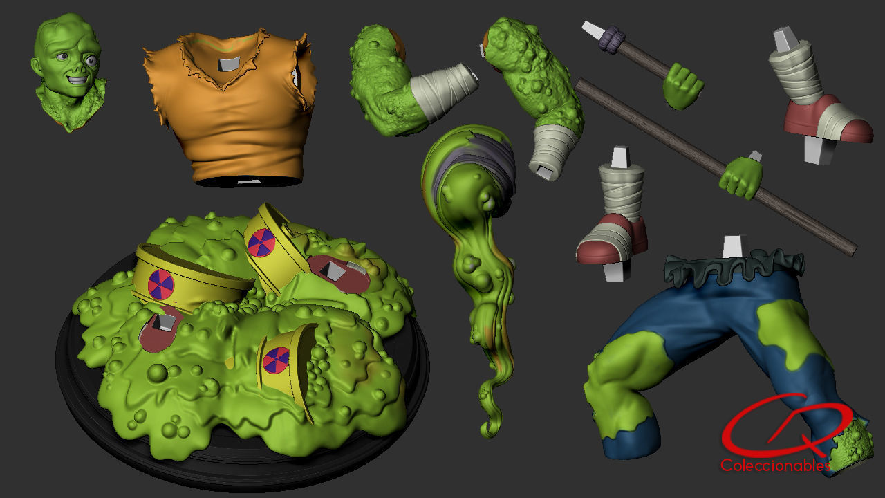 Toxic Crusaders - Toxie full figure 3D print model_11