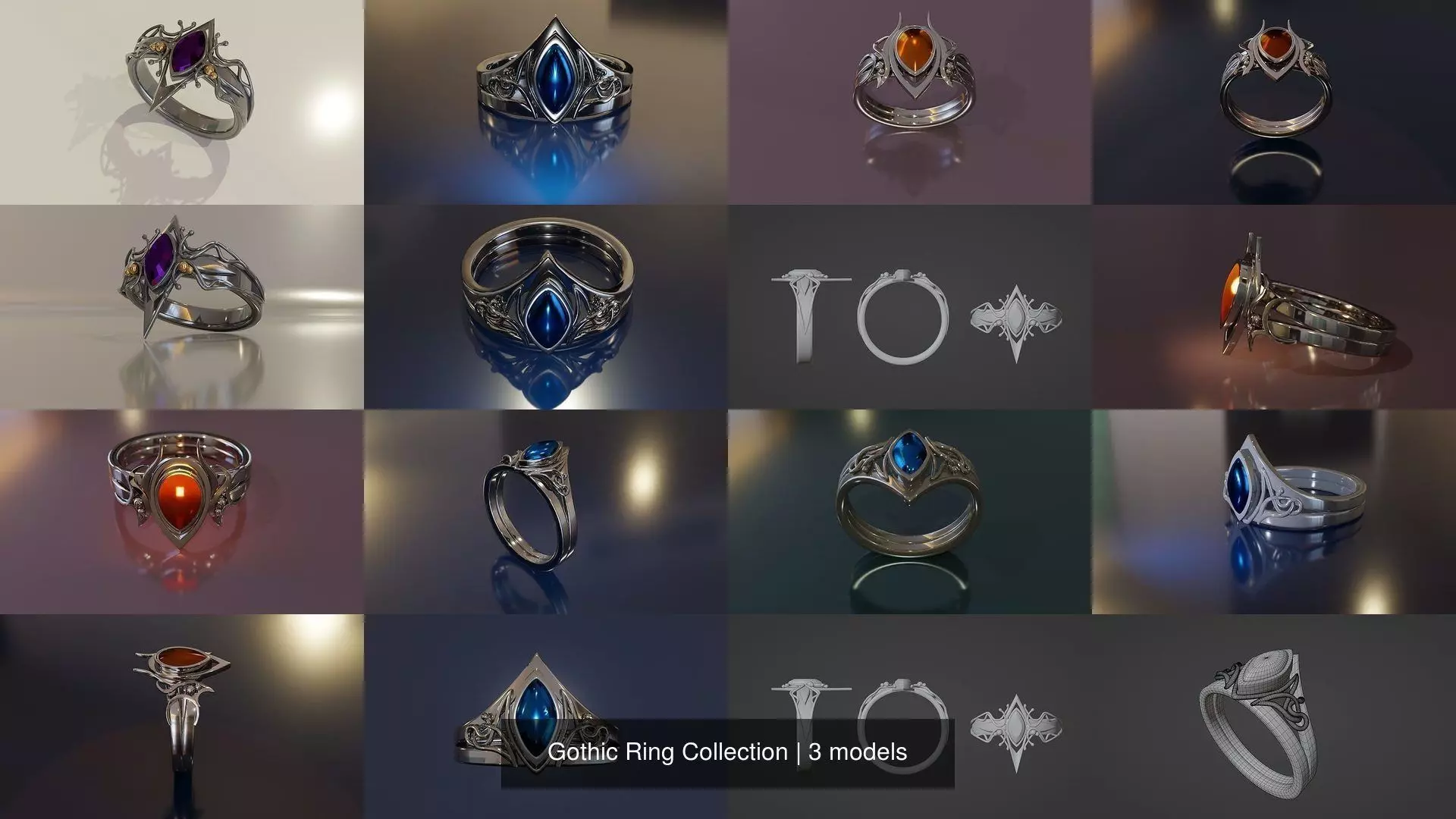 Gothic Ring Collection _0
