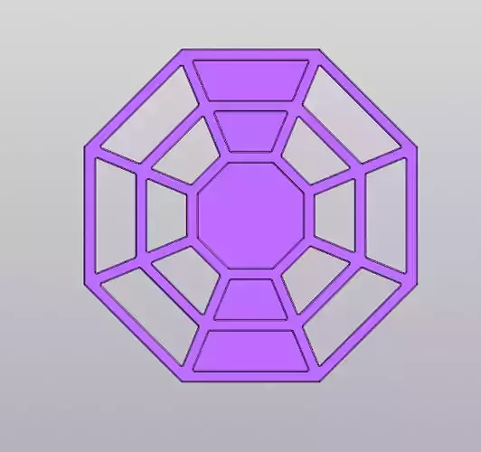 Octagon Decorative Vase