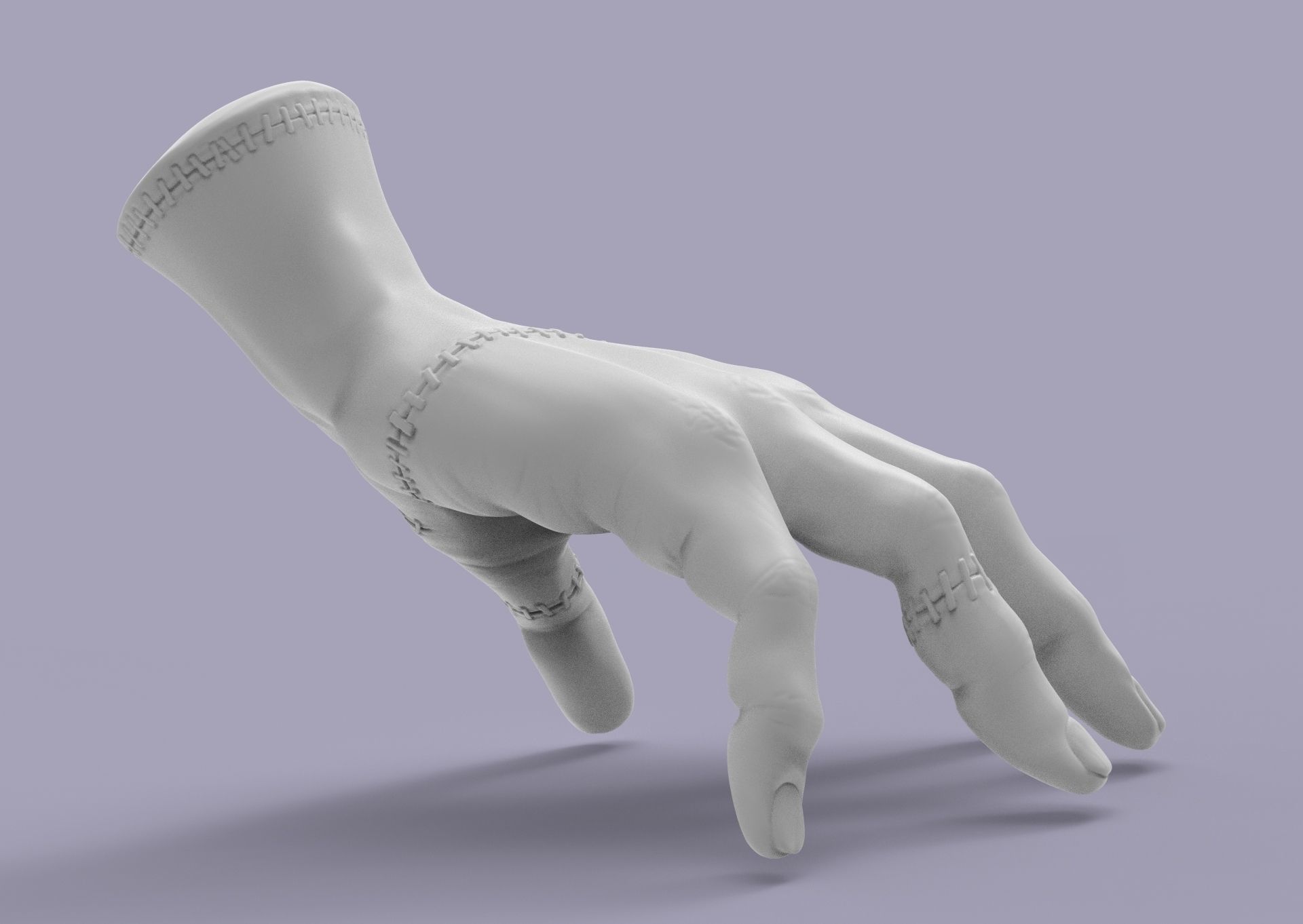 Thing Addams 3D print model_1