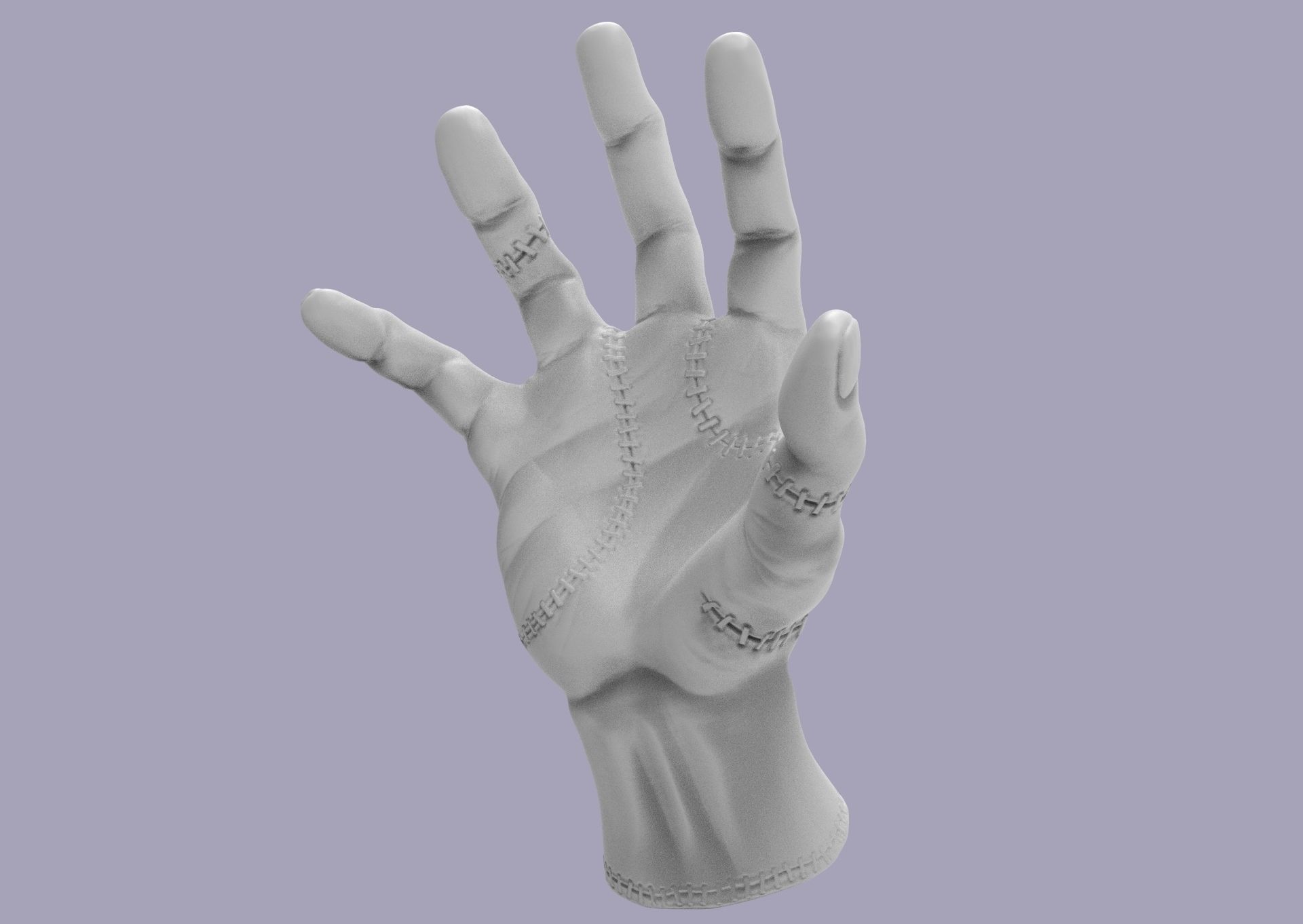 Thing Addams 3D print model_29