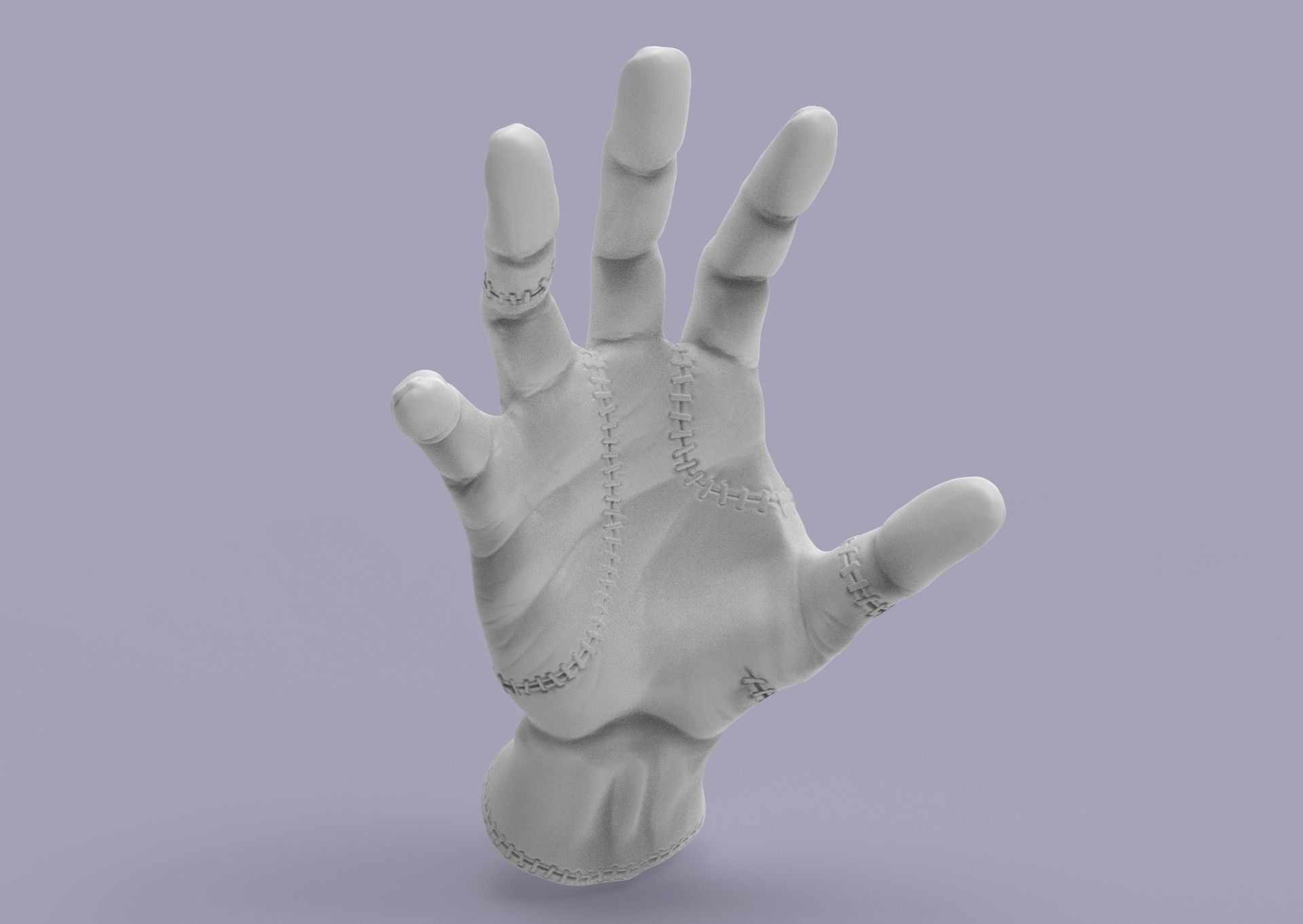 Thing Addams 3D print model_2
