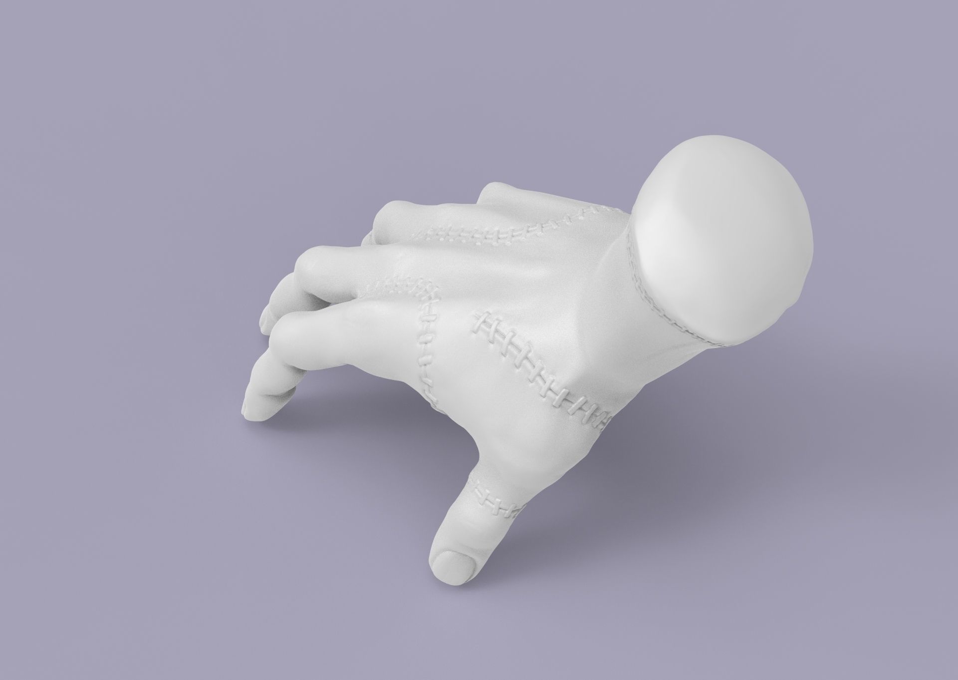 Thing Addams 3D print model_20