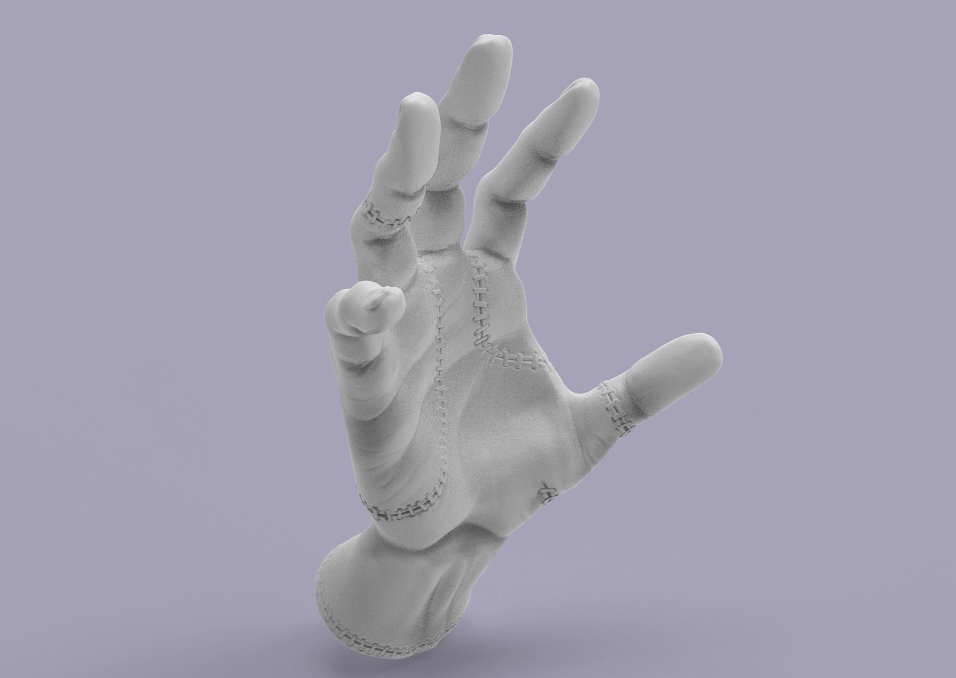 Thing Addams 3D print model_26