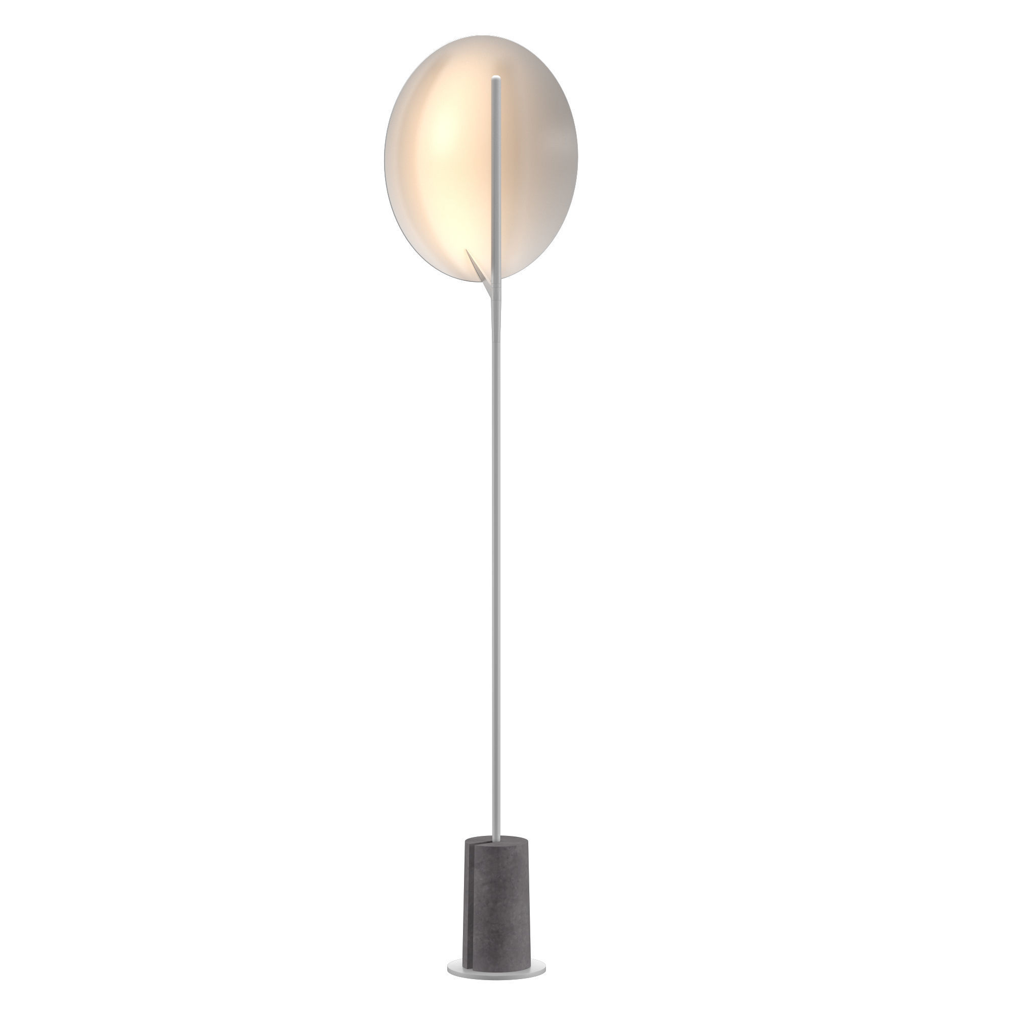 Serene Floor Lamp 3D model_2
