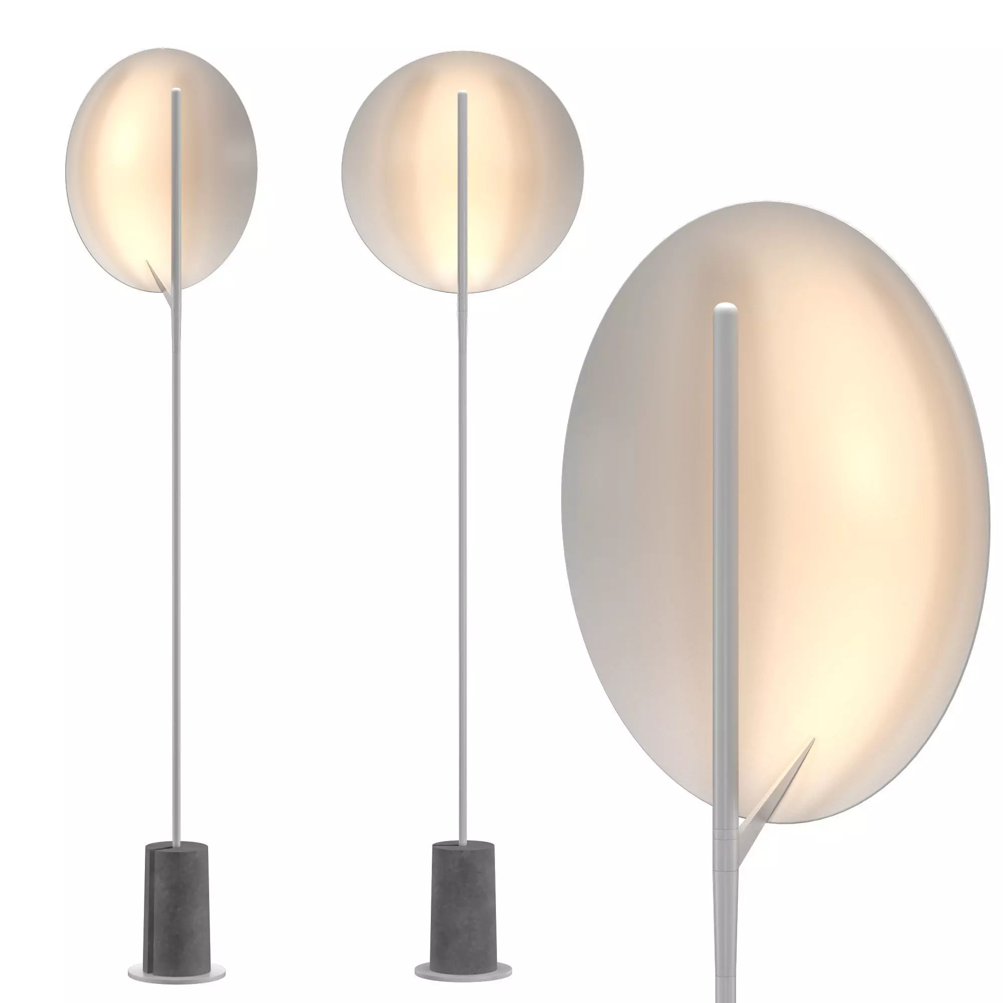 Serene Floor Lamp 3D model_0