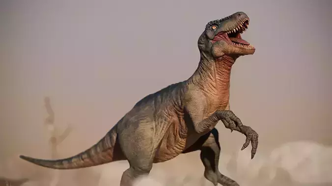 Dinosaur Ue Unity Low-poly 3D model