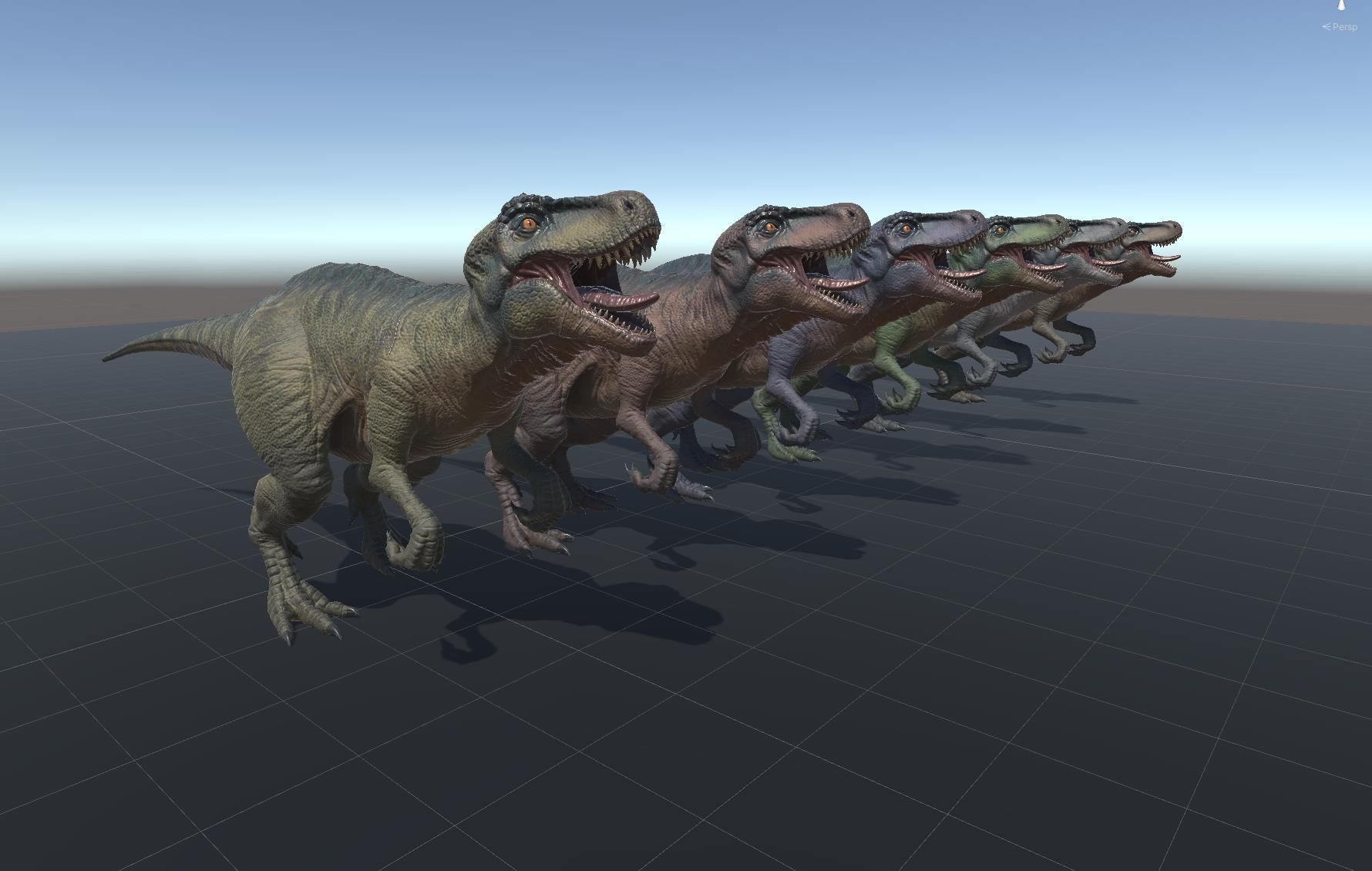 Dinosaur Ue Unity Low-poly 3D model_9