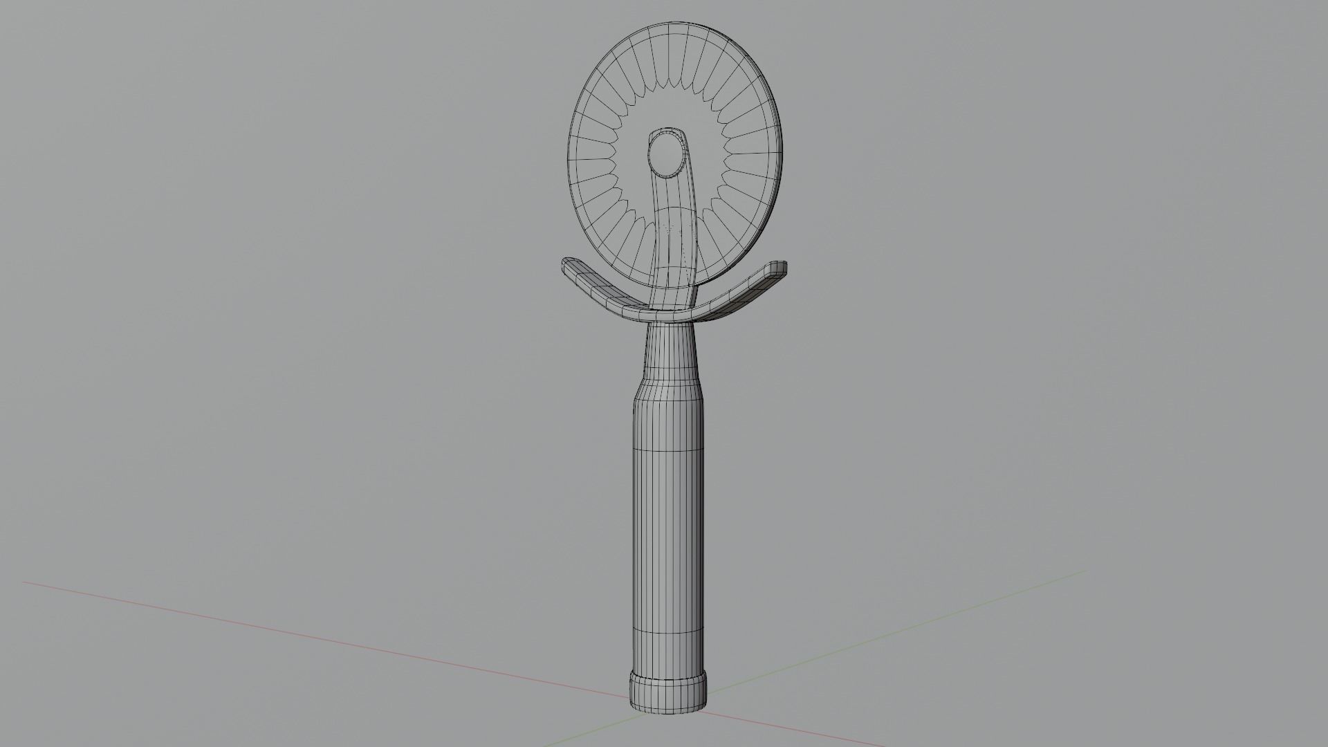 Pizza Cutter 3D model_2