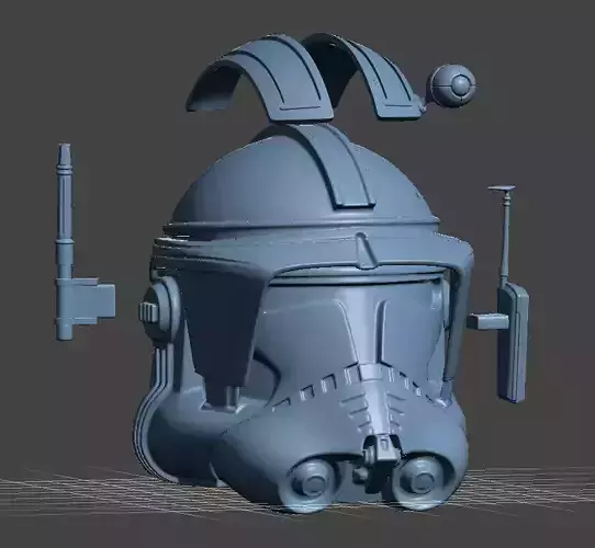 Heavy Cody Vaughn Clone Trooper Helmet OneSix OneSixth 12inch 3D 3D print model