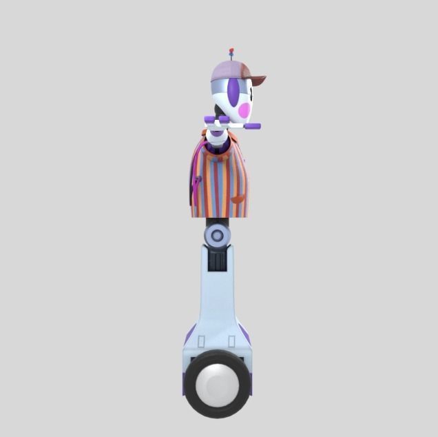Server Bot-- FNAF Security Breach Low-poly 3D model_3