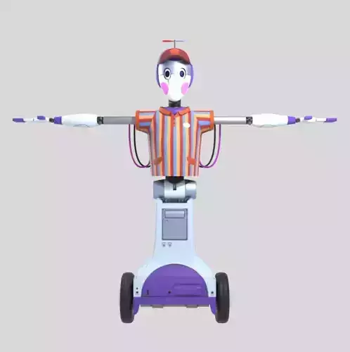 Server Bot-- FNAF Security Breach Low-poly 3D model