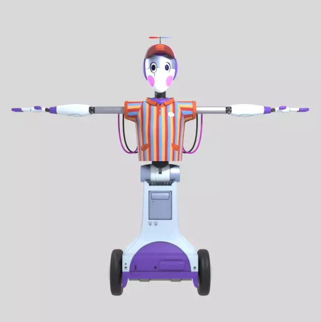 Server Bot-- FNAF Security Breach Low-poly 3D model_0