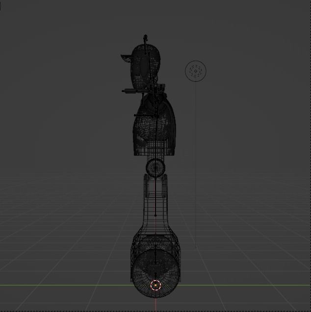 Server Bot-- FNAF Security Breach Low-poly 3D model_5