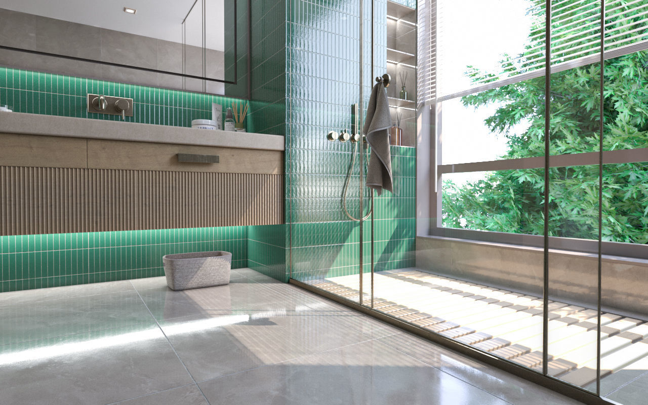 BATHROOM Low-poly 3D model_4