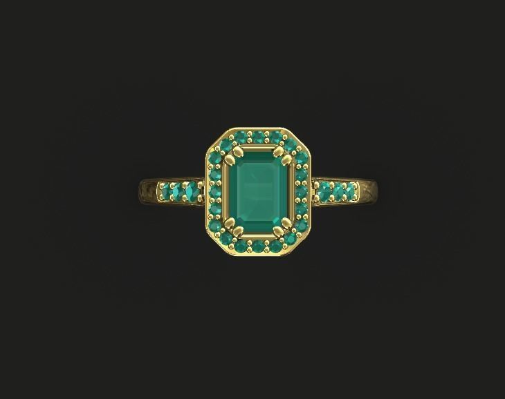 emmerald set design 3D print model_4