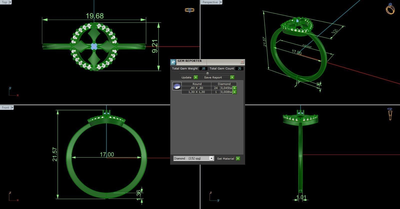 Minimalist Ring 716 3D print model_7