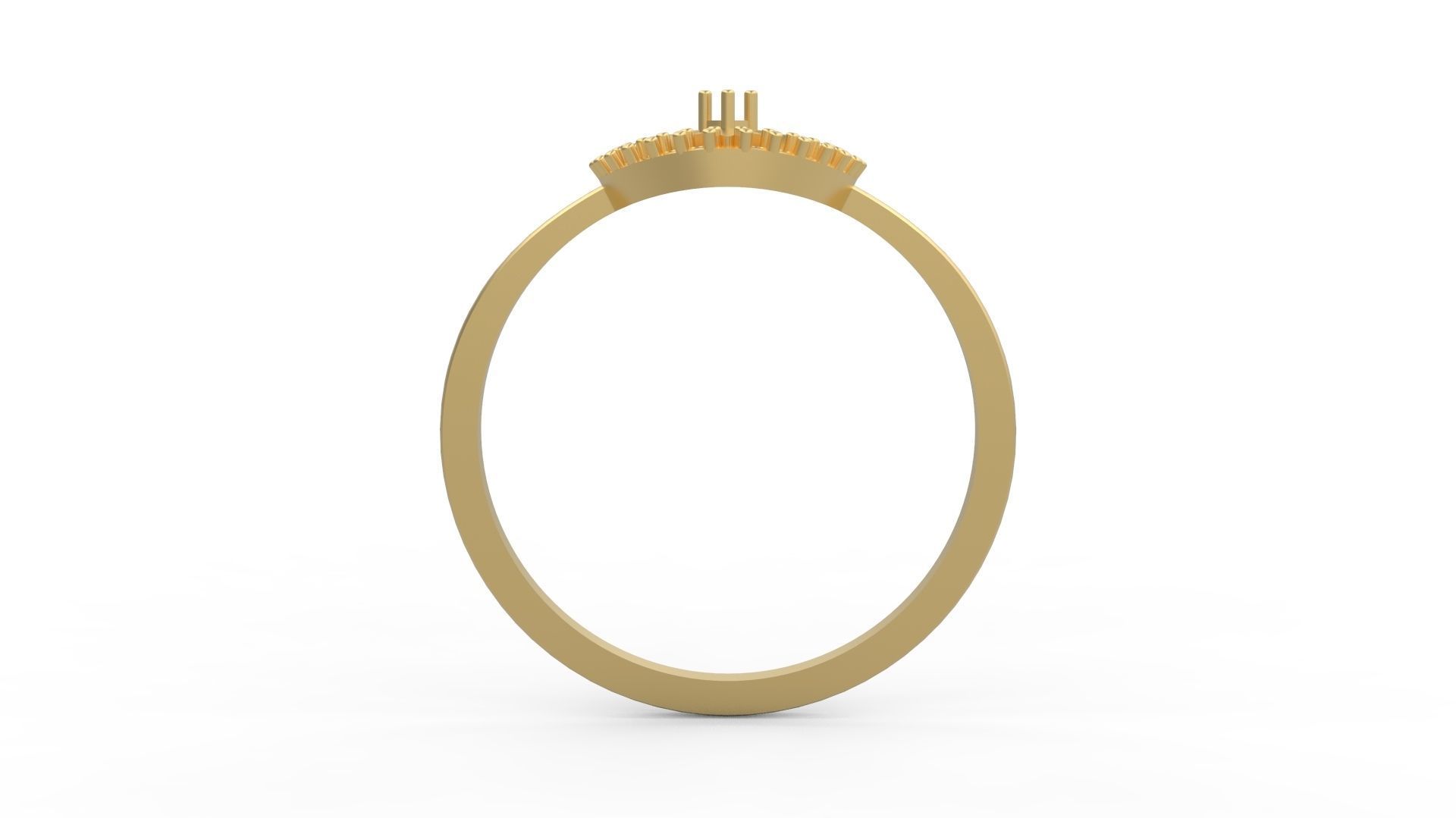 Minimalist Ring 716 3D print model_1