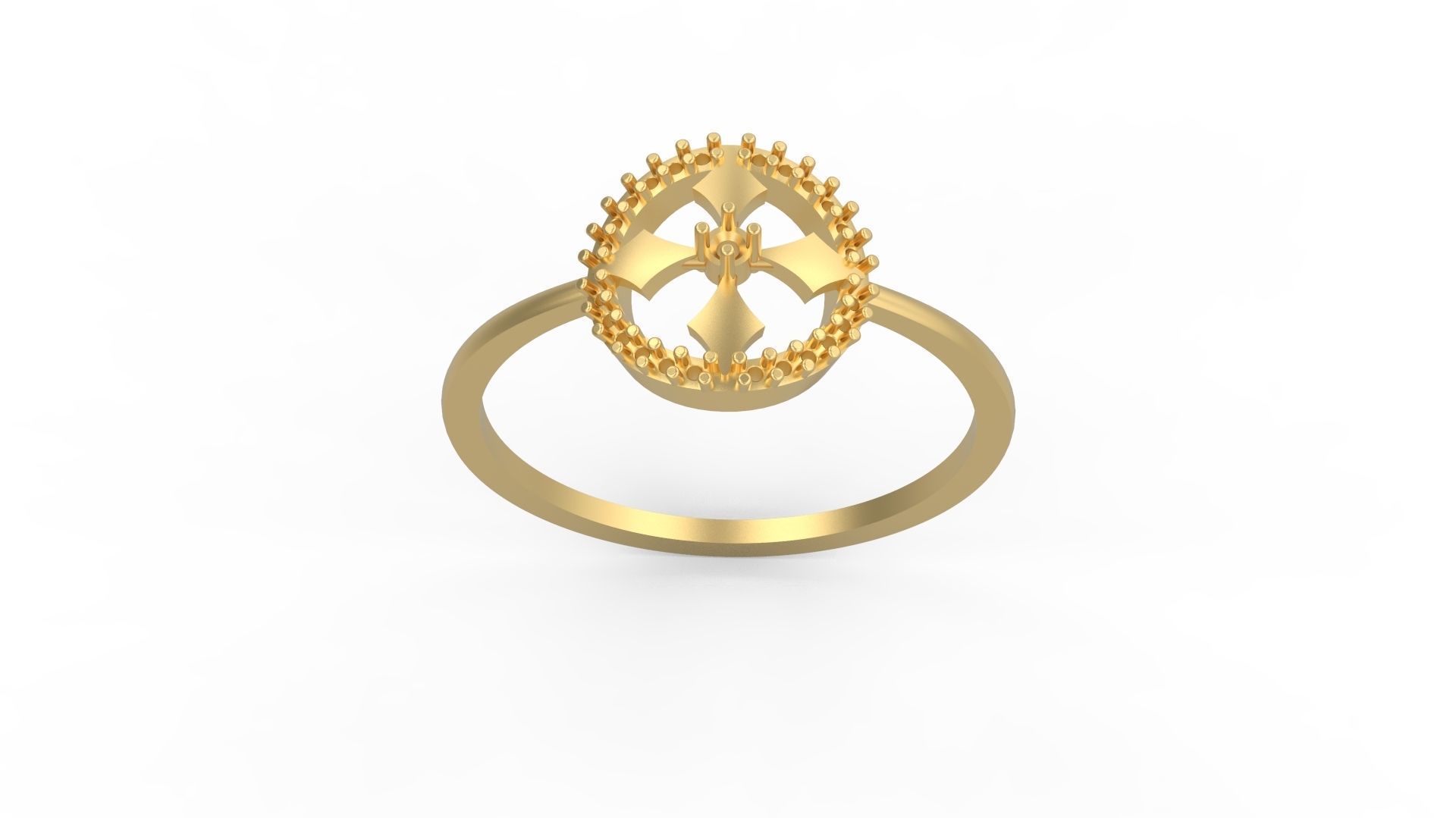 Minimalist Ring 716 3D print model_3