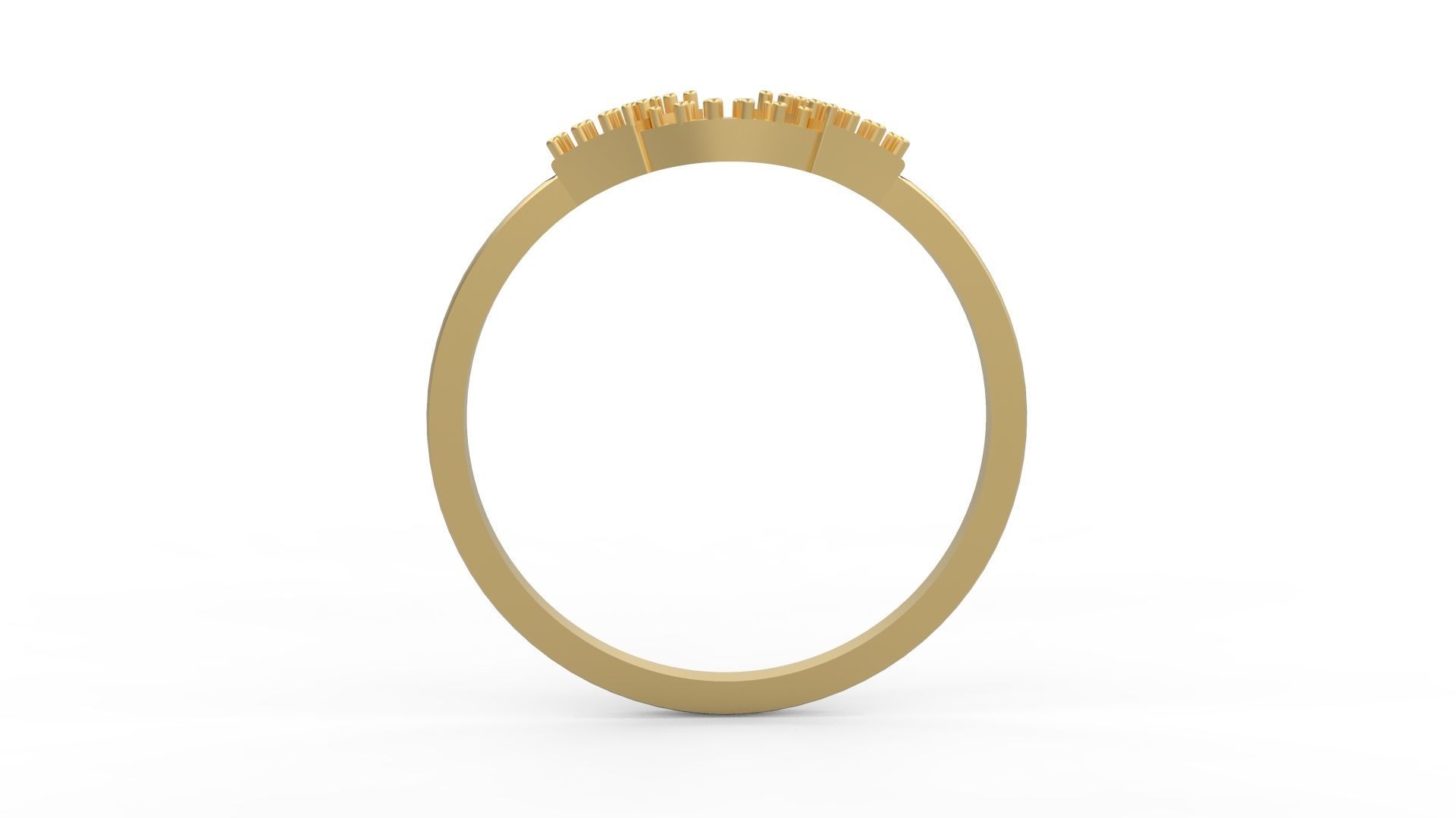Minimalist Ring 707 3D print model_1