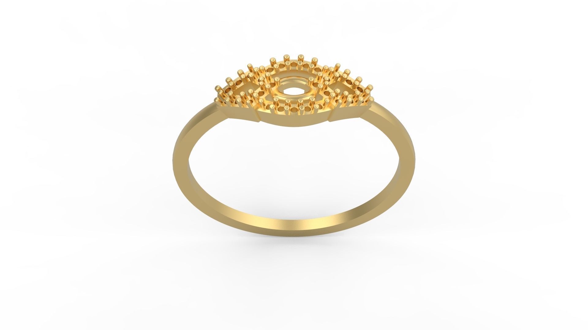 Minimalist Ring 707 3D print model_3