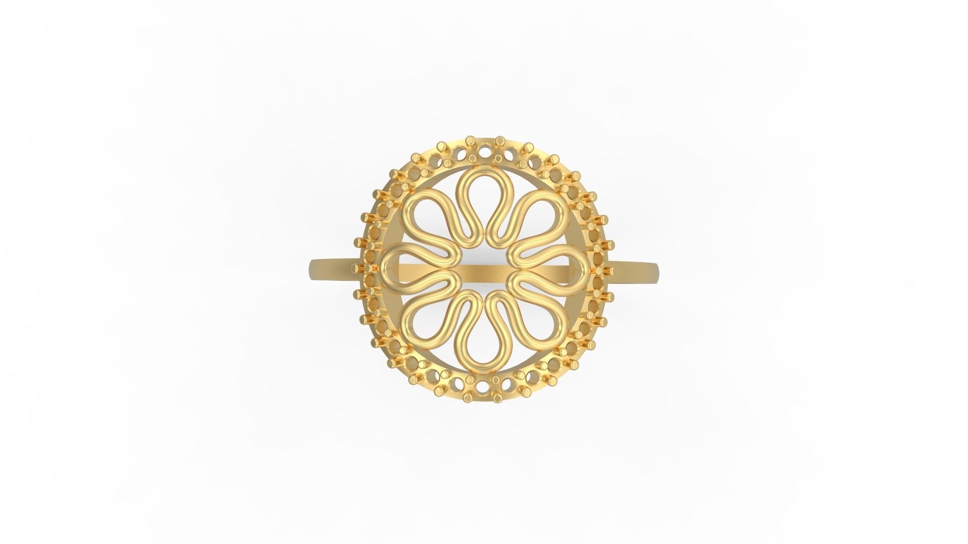 Minimalist Ring 704 3D print model_4