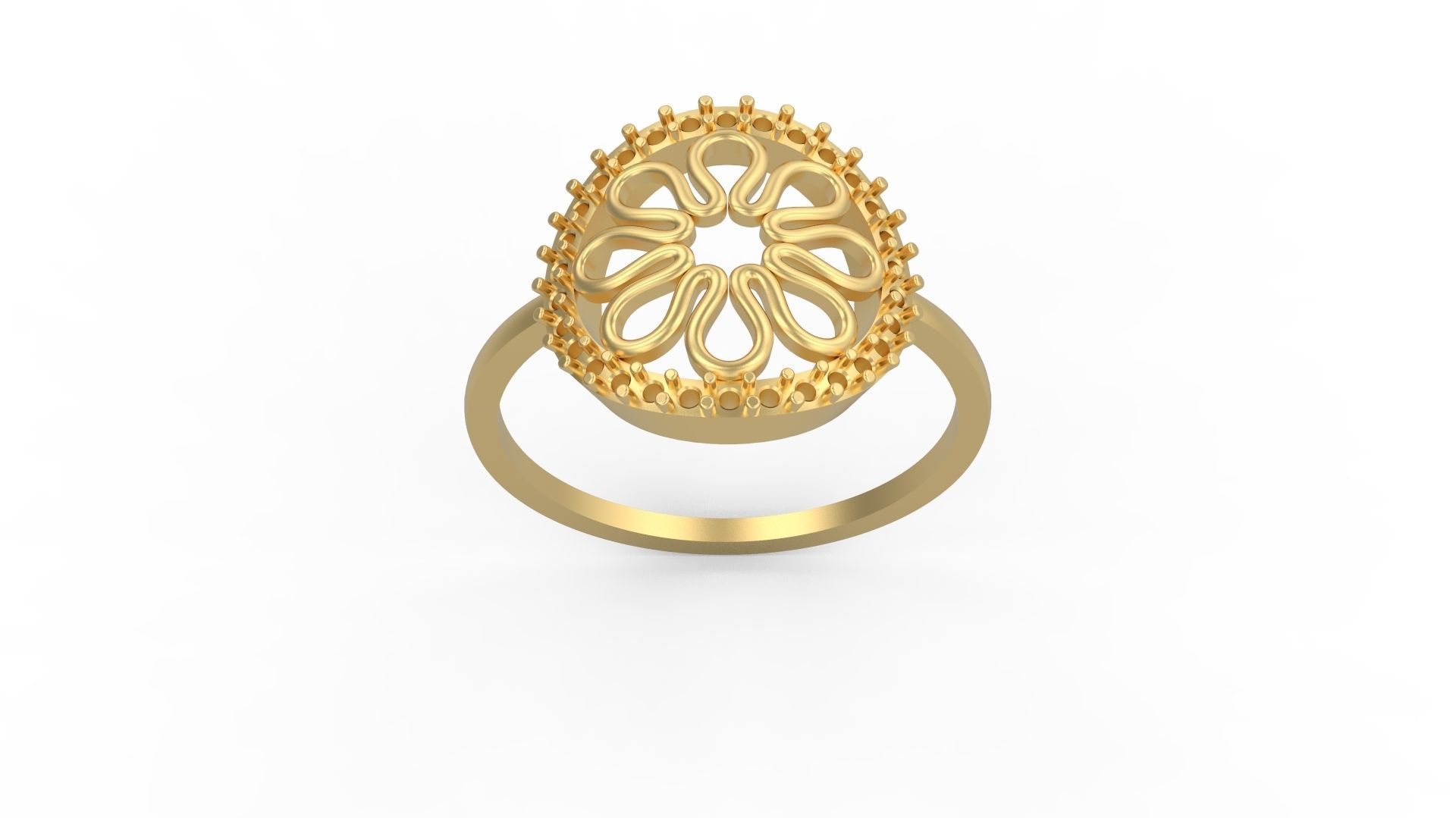 Minimalist Ring 704 3D print model_3