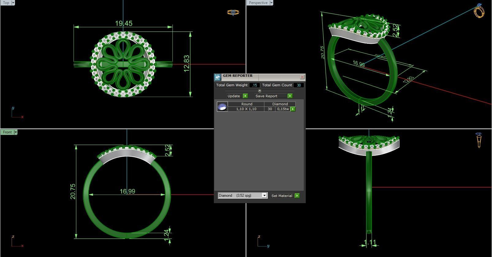 Minimalist Ring 704 3D print model_8