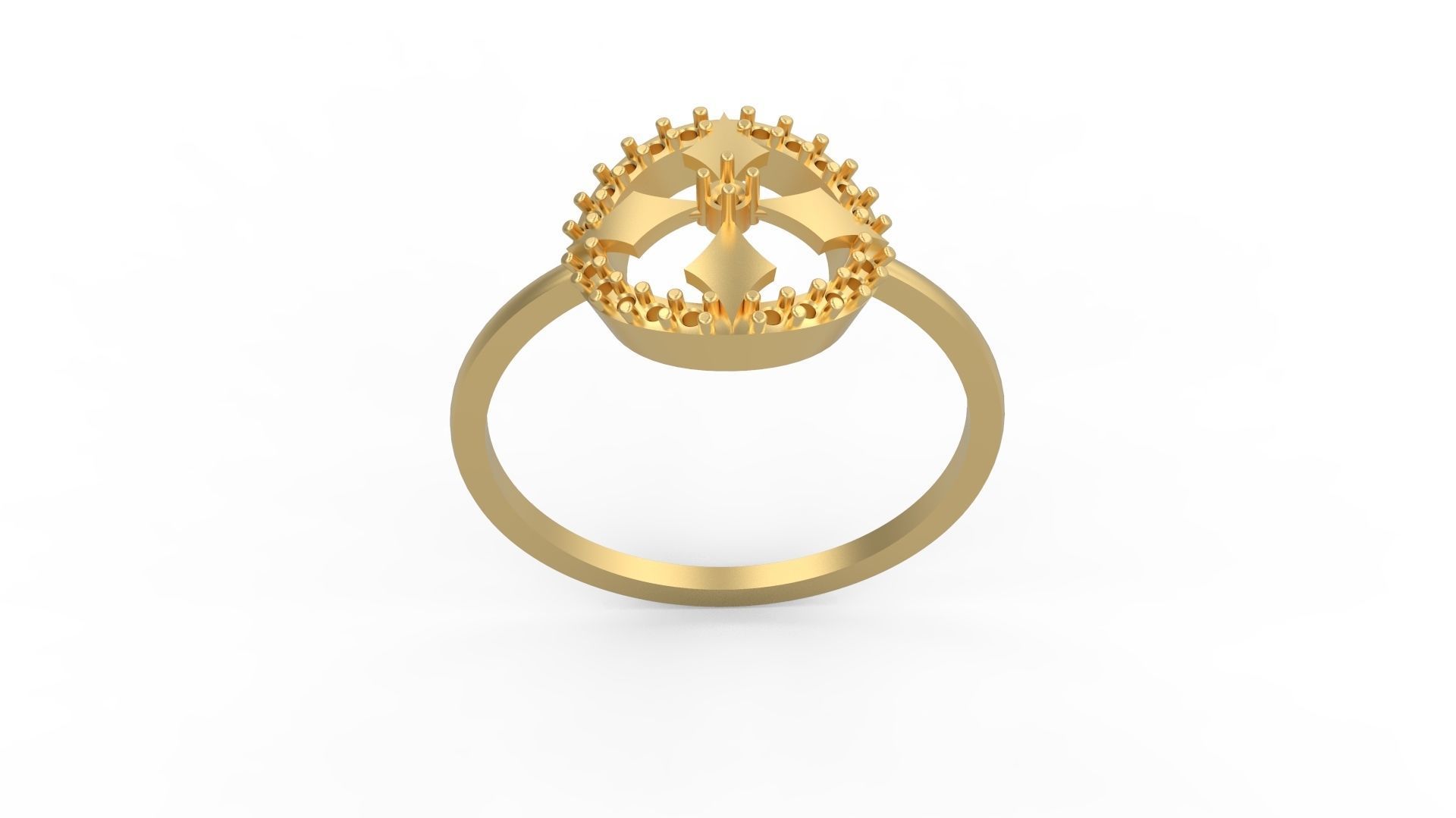 Minimalist Ring 702 3D print model_3