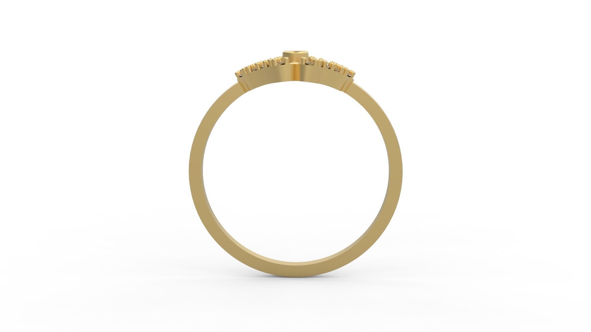 Minimalist Ring 696 3D print model_1