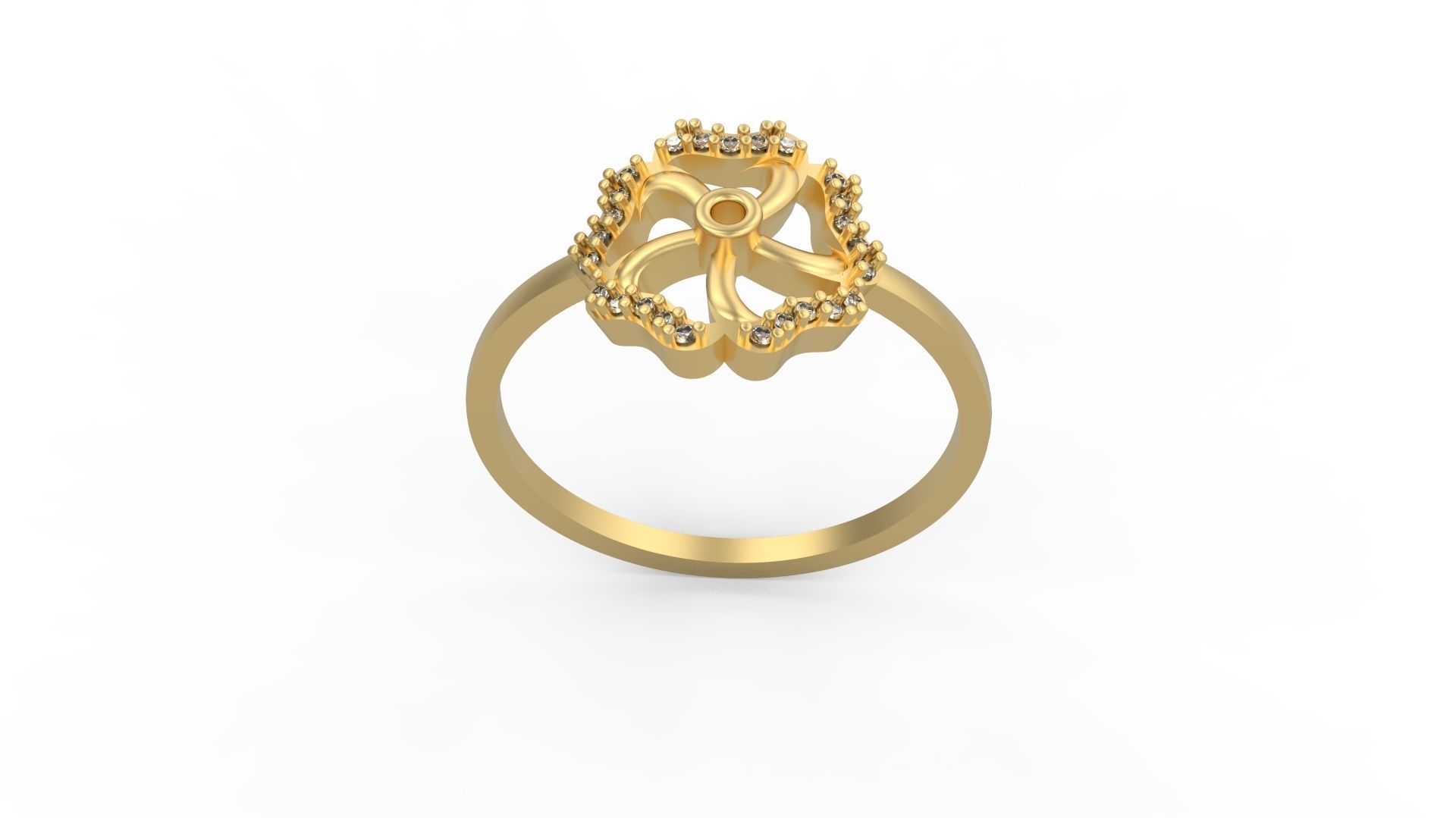 Minimalist Ring 696 3D print model_3