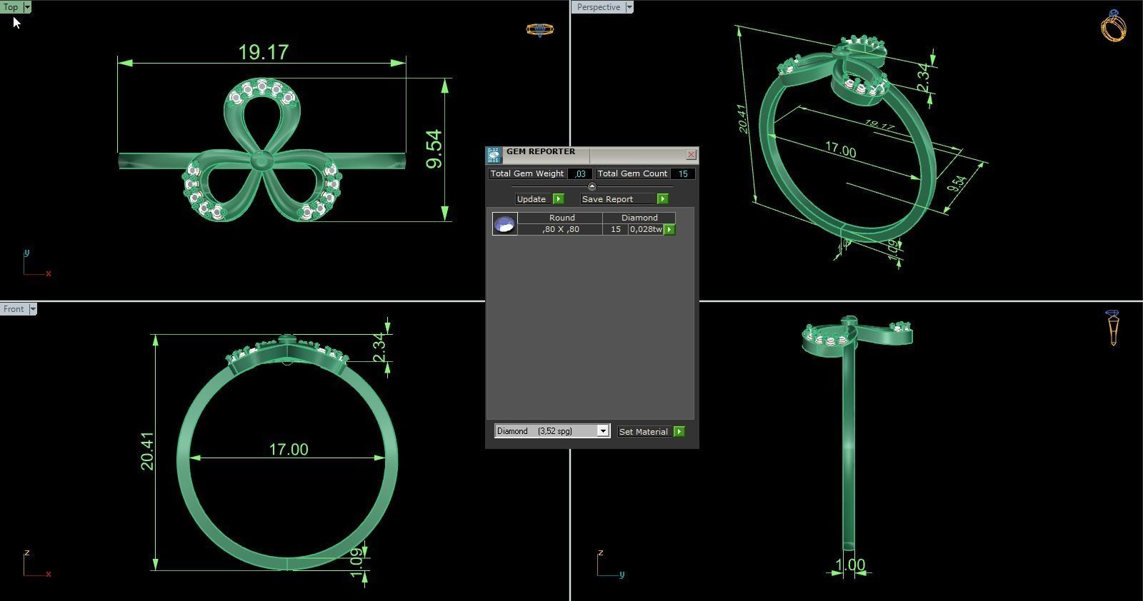 Minimalist Ring 692 3D print model_8