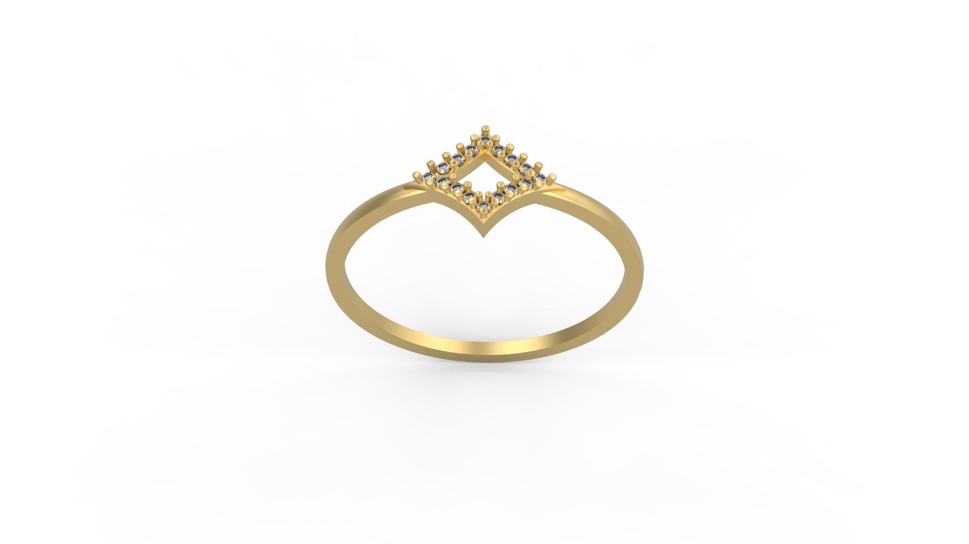 Minimalist Ring 687 3D print model_3