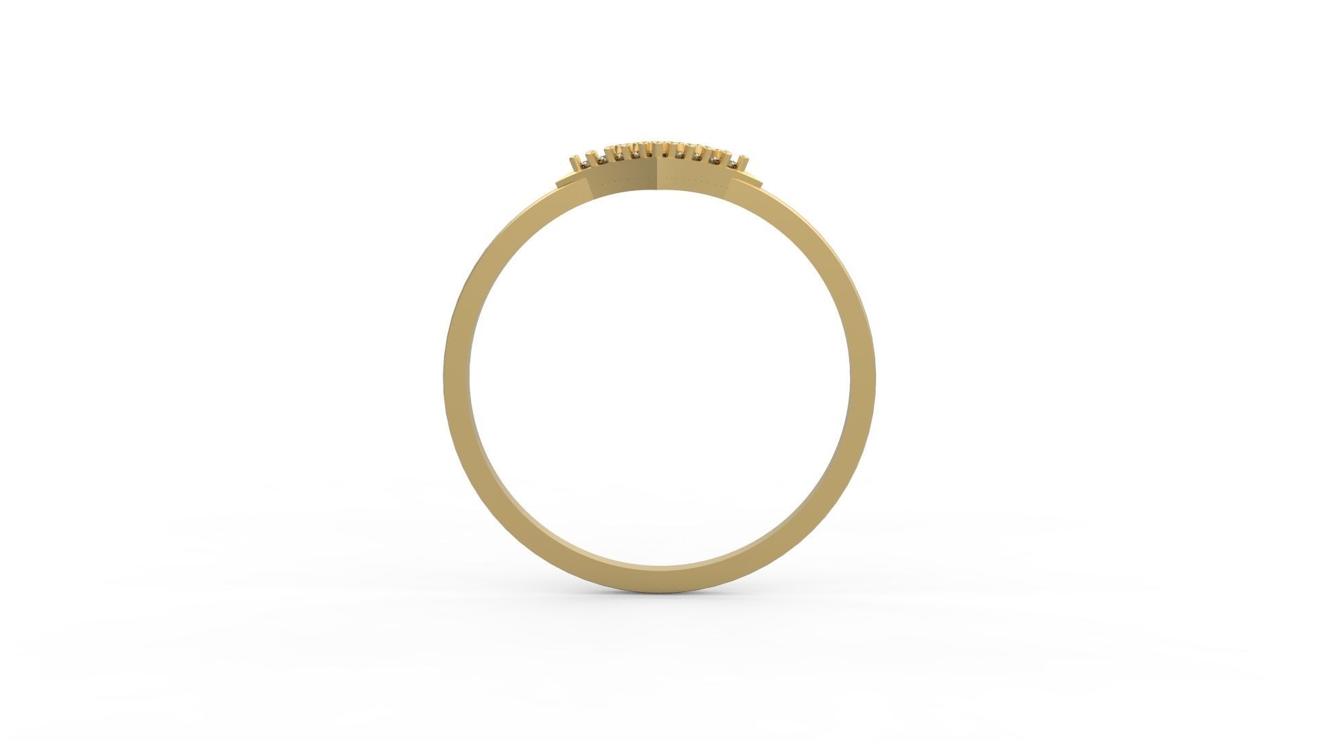 Minimalist Ring 687 3D print model_1