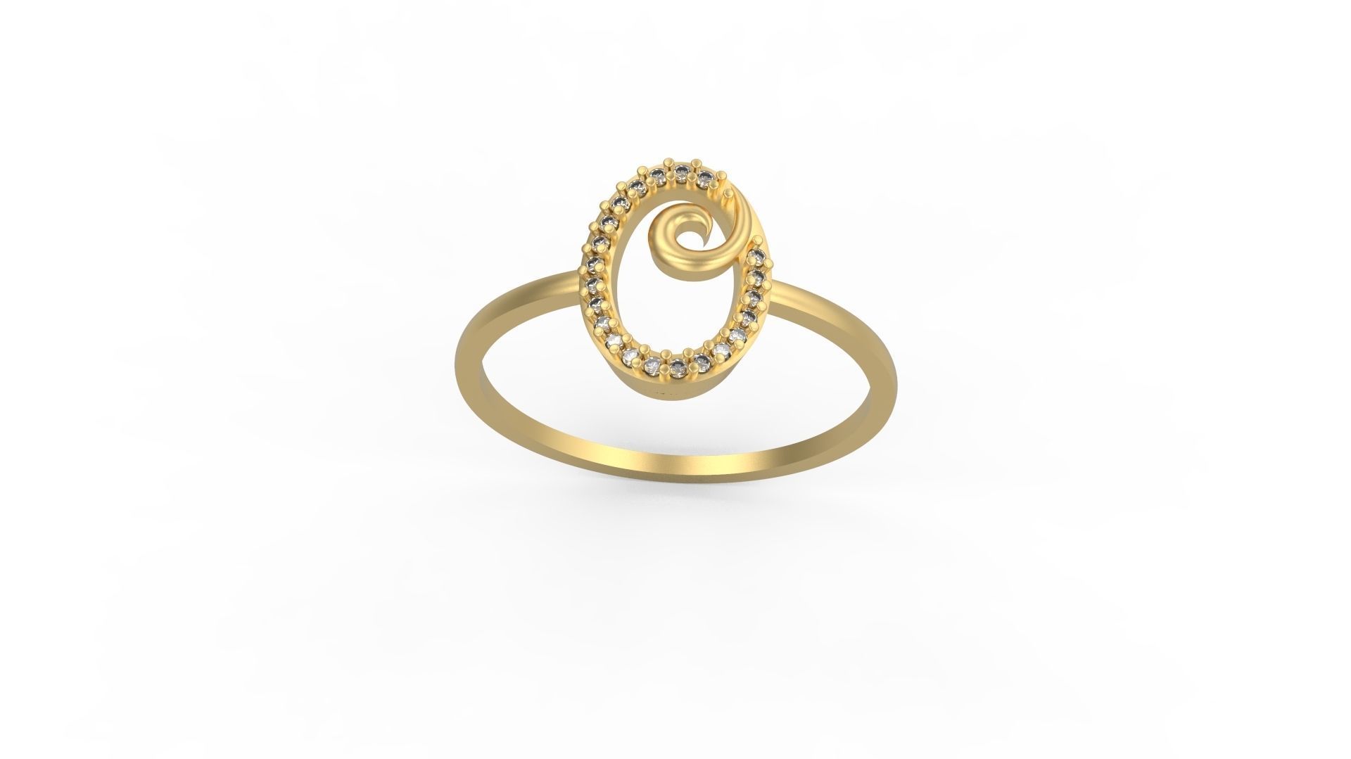 Minimalist Ring 684 3D print model_3