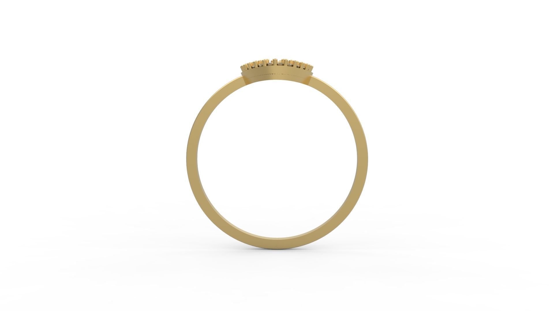 Minimalist Ring 684 3D print model_1