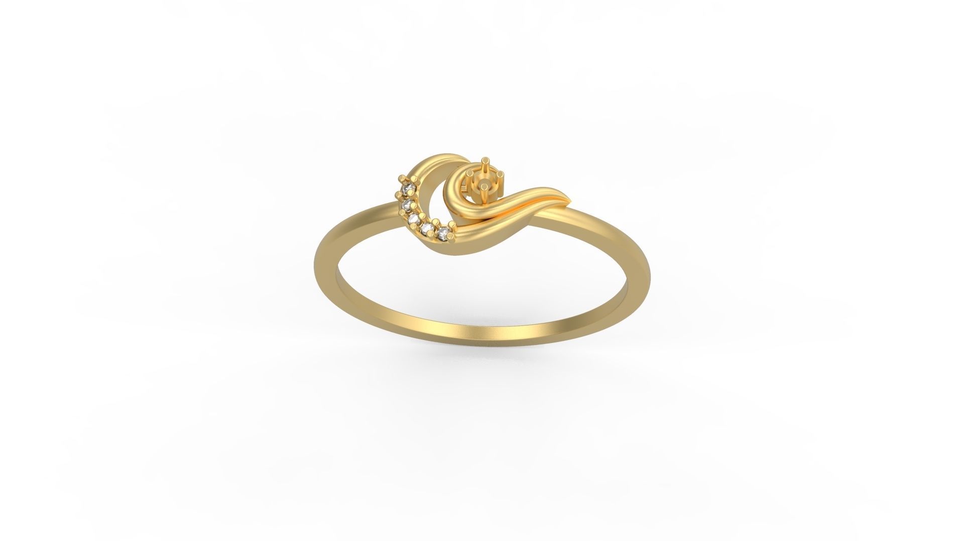 Minimalist Ring 711 3D print model_4