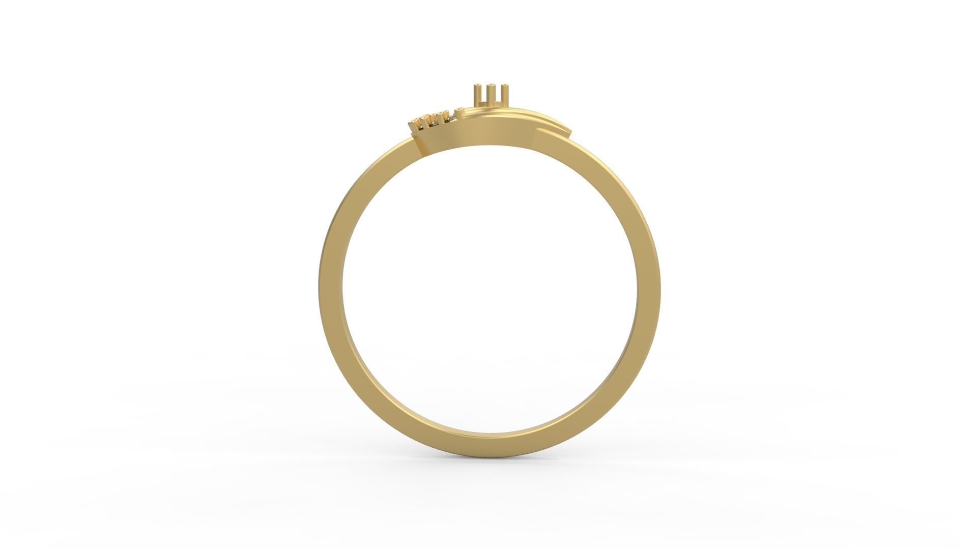 Minimalist Ring 711 3D print model_2