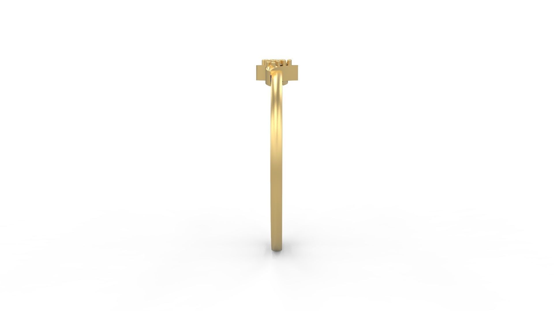 Minimalist Ring 710 3D print model_2