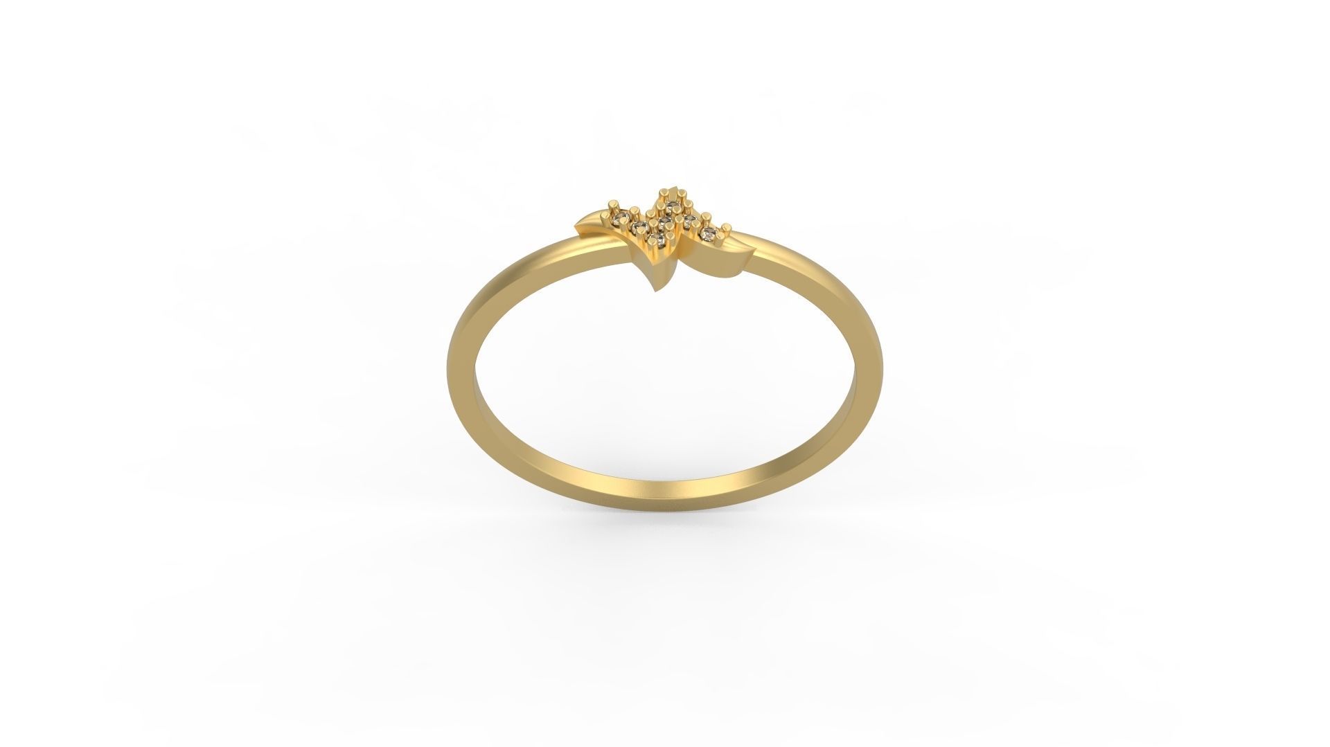 Minimalist Ring 710 3D print model_3