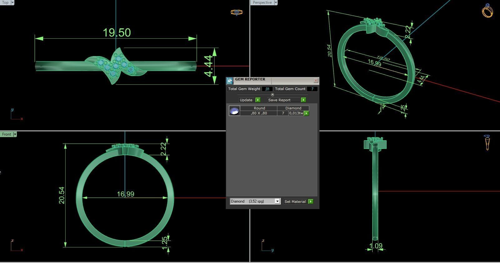 Minimalist Ring 710 3D print model_8